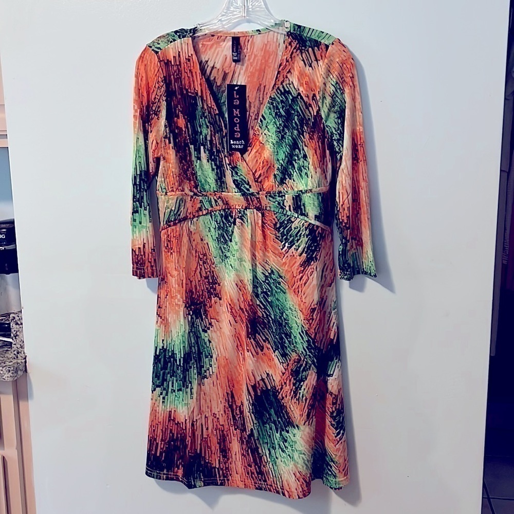 La Moda Beach Wear Cover Up Dress NWT size S/M